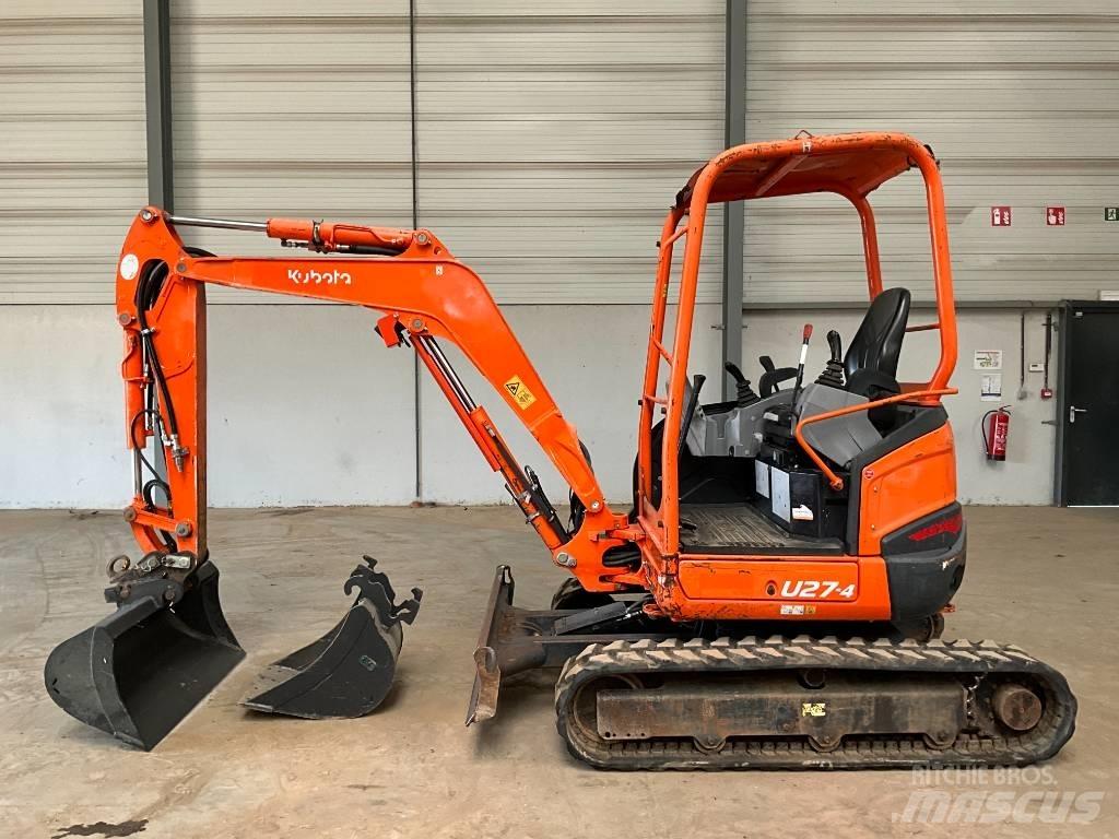 Kubota U 27-4 Mini kotrók < 7t