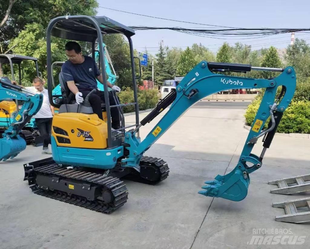 Kubota U 15 Mini kotrók < 7t