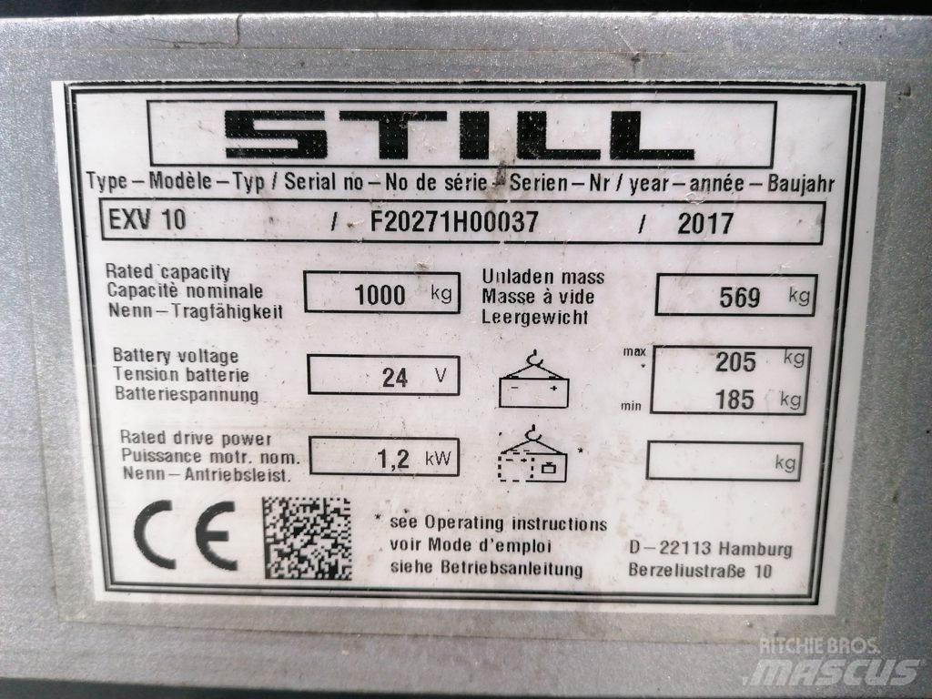Still EXV10 Gyalogkíséretű targonca
