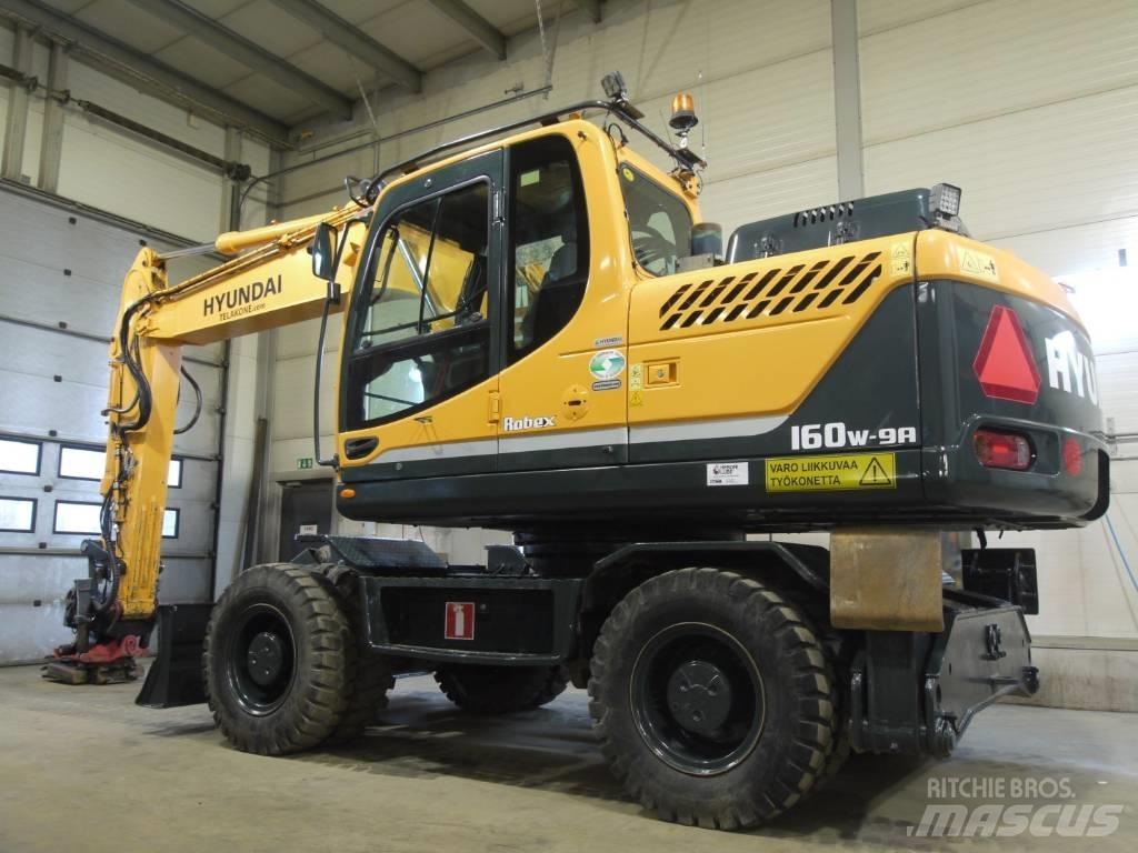 Hyundai R 160 W-9A Gumikerekes kotrók