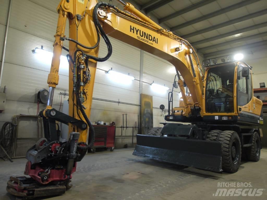 Hyundai R 160 W-9A Gumikerekes kotrók