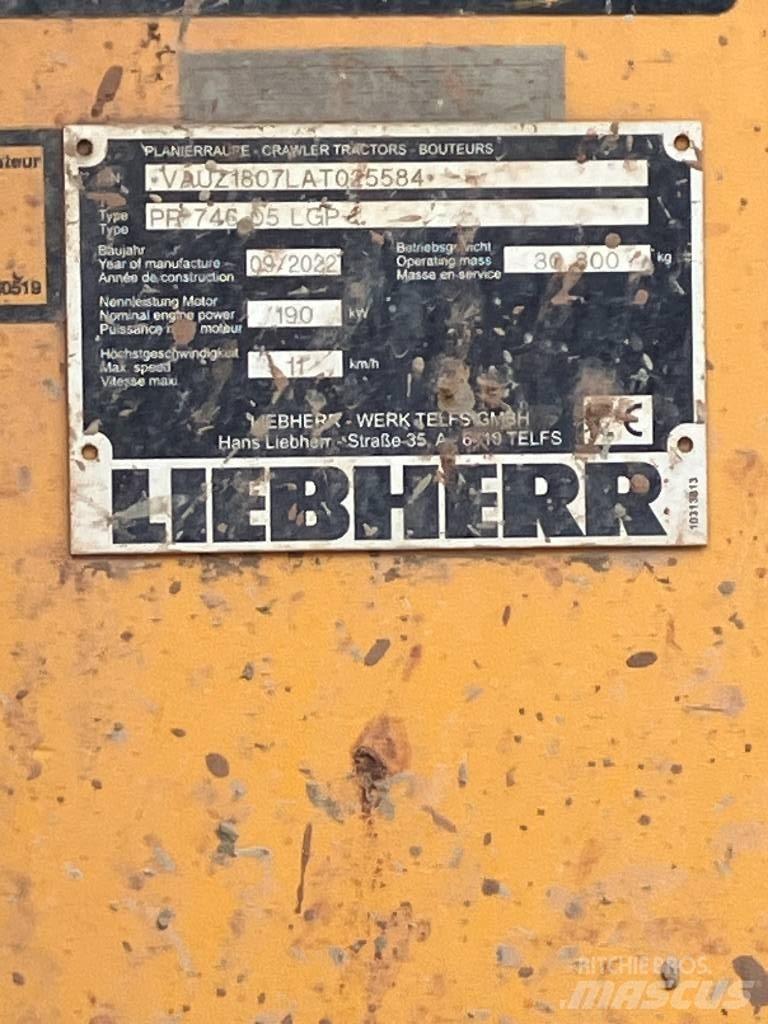 Liebherr PR 746 lánctalpas dózerek