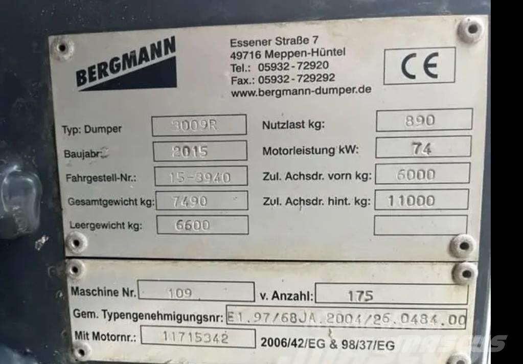 Bergmann Dumper Csuklósdömperek