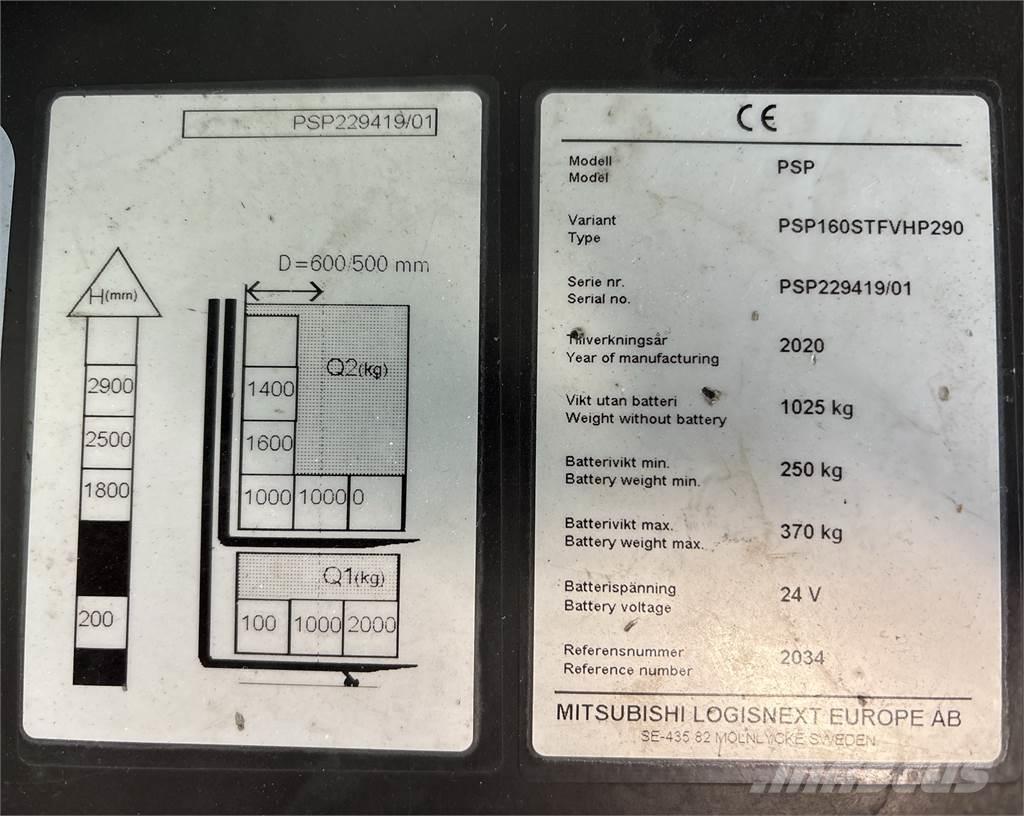 Atlet PSP160 Elektromos gyalogkíséretű targoncák