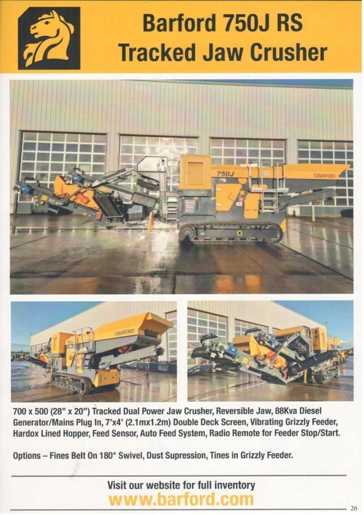 Barford 750J -RS Osztályozó berendezések