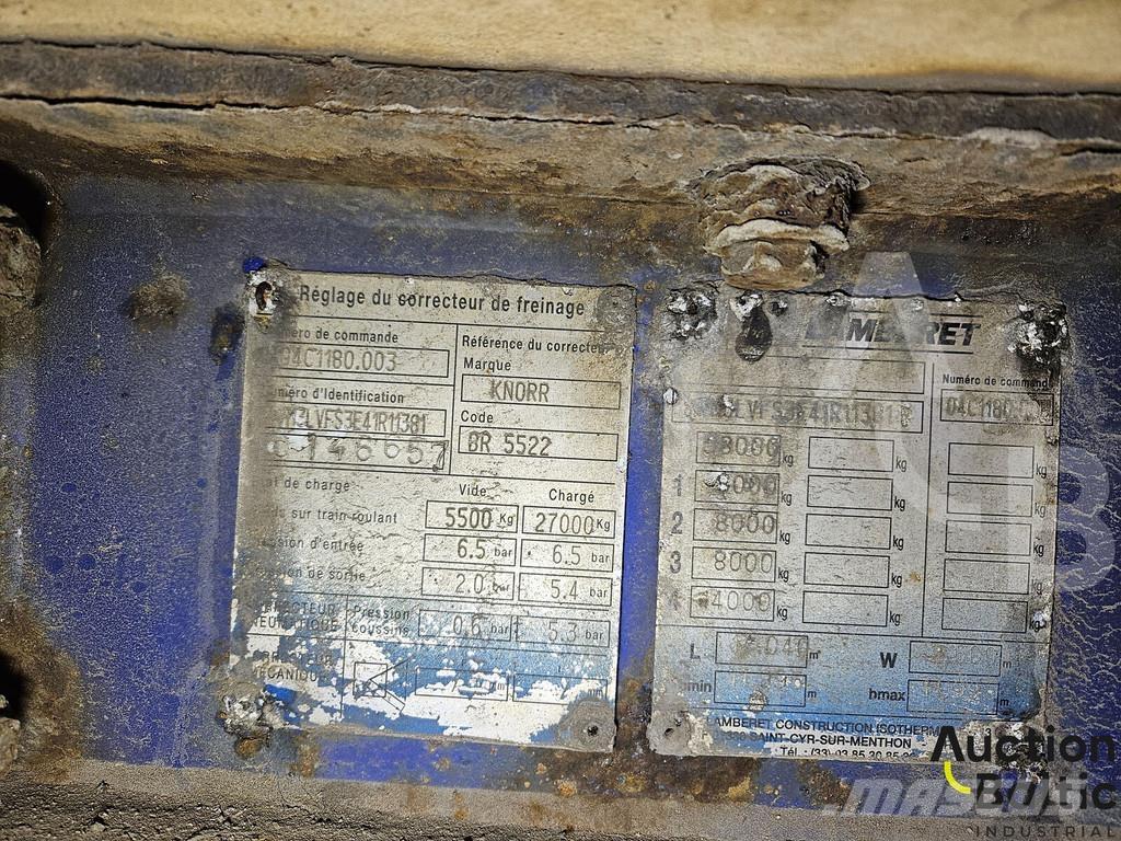 Lamberet YS-2P5 Elhúzható ponyvás félpótkocsik