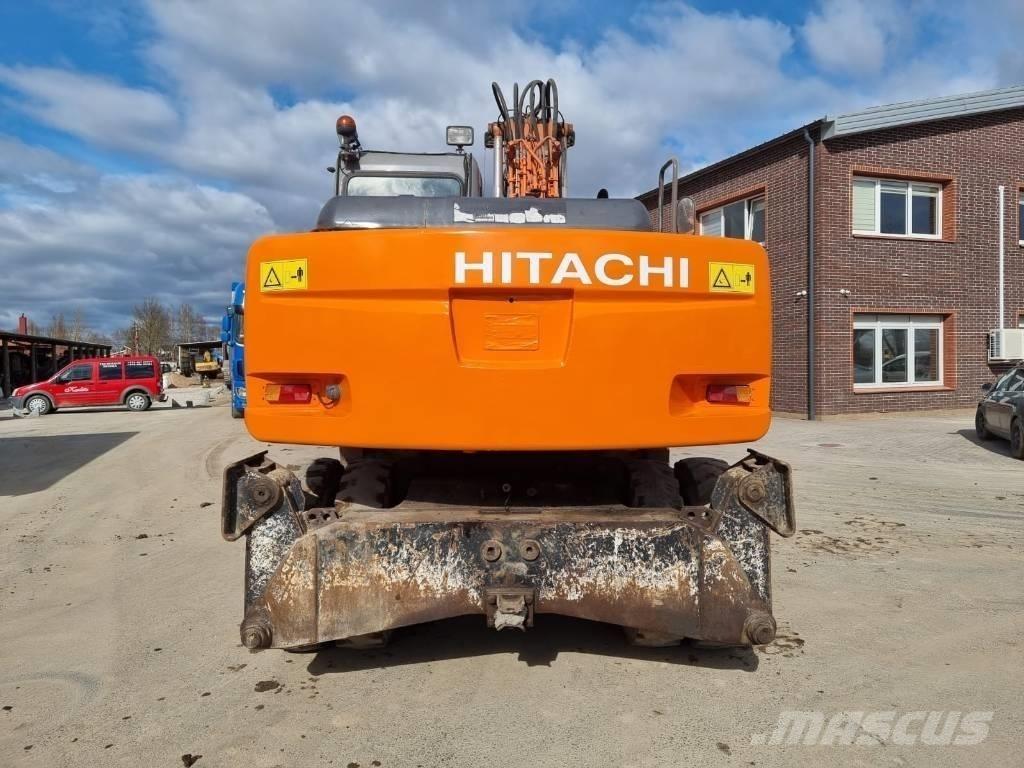 Hitachi ZX 160 W Gumikerekes kotrók