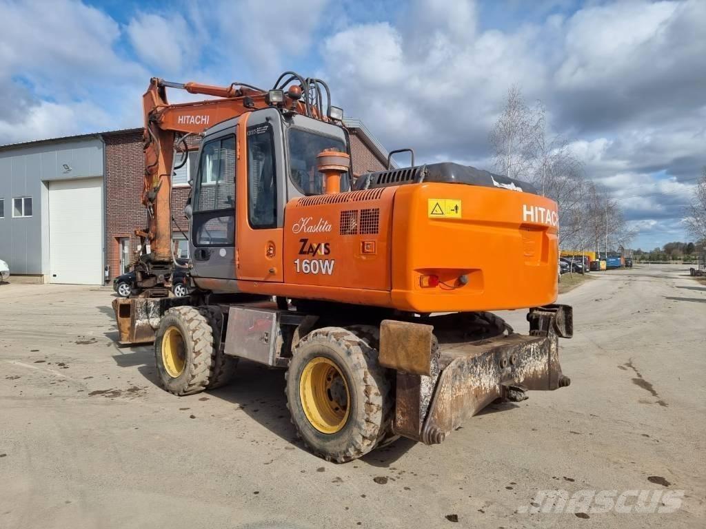 Hitachi ZX 160 W Gumikerekes kotrók