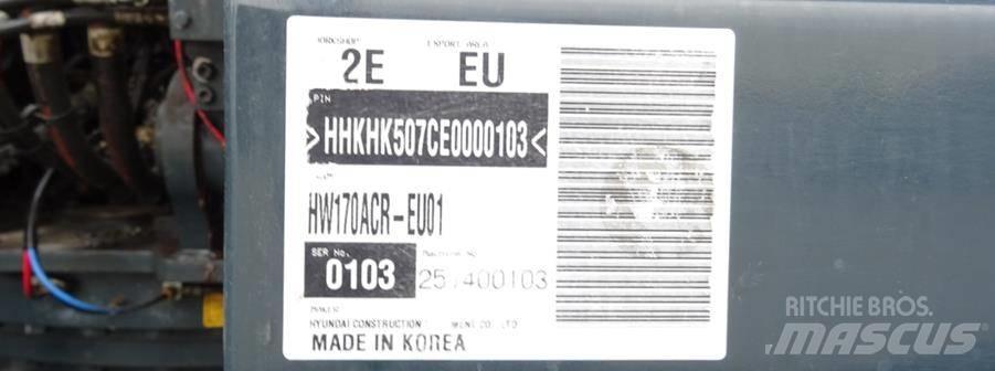 Hyundai HW 170 ACR Gumikerekes kotrók