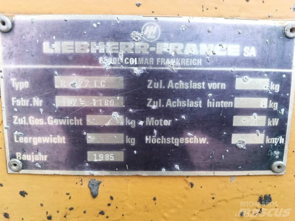 Liebherr R 922 L Lánctalpas kotrók