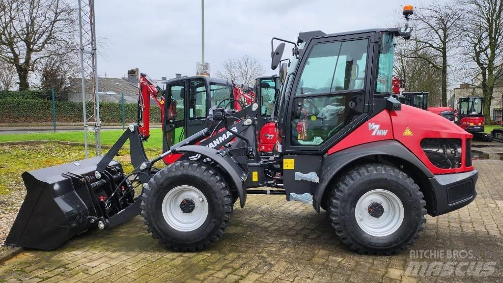 Yanmar Radlader V7HW Gumikerekes homlokrakodók