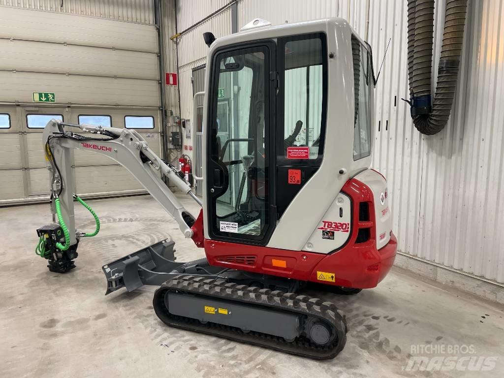 Takeuchi TB 320 Mini kotrók < 7t