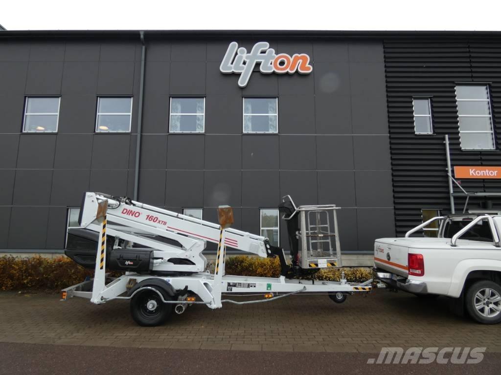 Dino 160 XTB Skylift Pótkocsira szerelt emelők és állványok