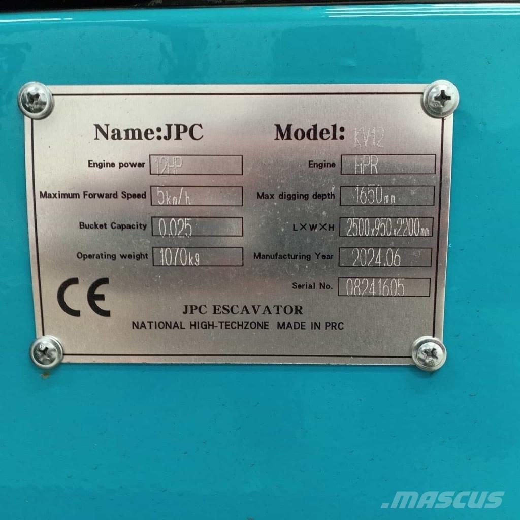 JPC KV 12 Mini kotrók < 7t