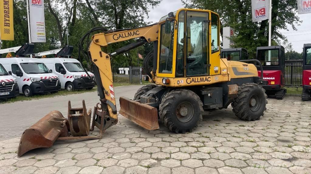 Gallmac WMW 100 Gumikerekes kotrók