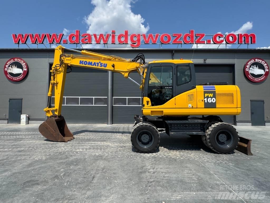 Komatsu PW 160 ES-7K Gumikerekes kotrók