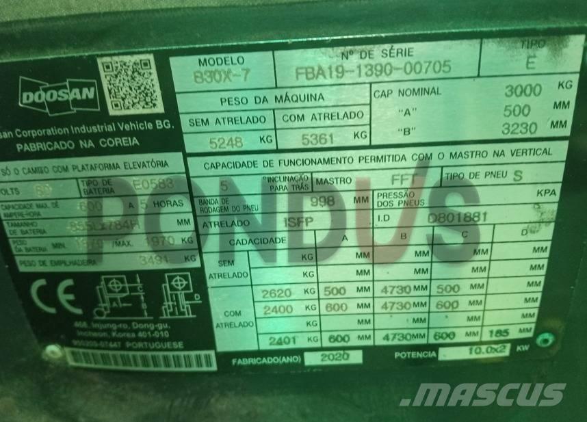 Doosan B22 Elektromos targoncák