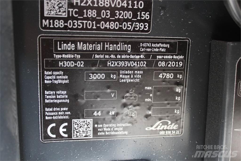 Linde H30D Dízel targoncák