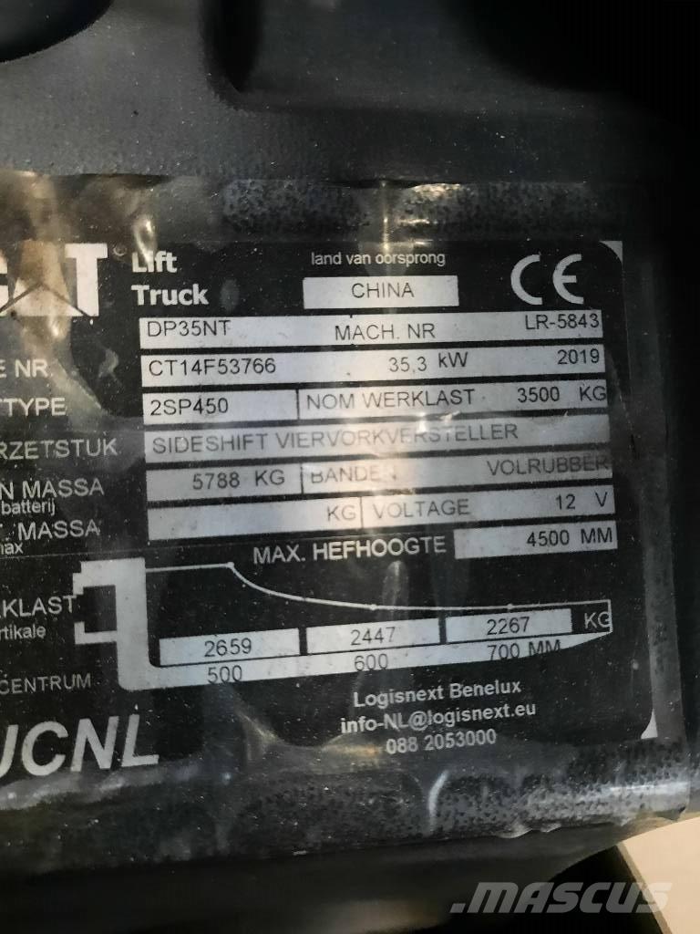 CAT DP 35 N Dízel targoncák