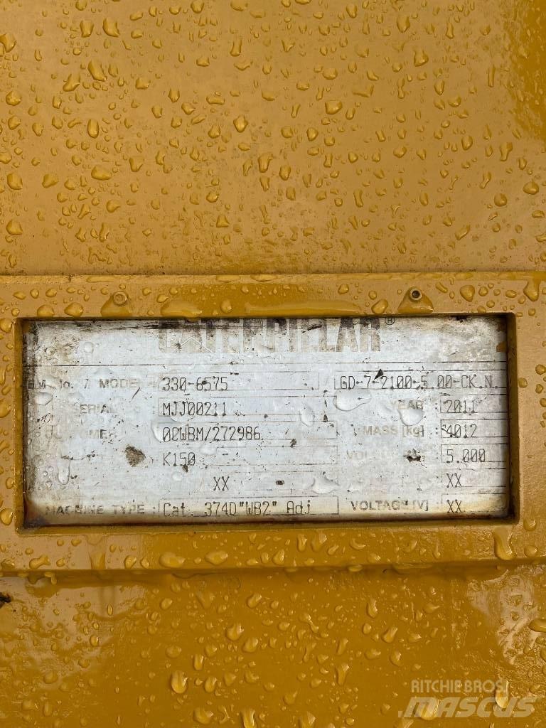 CAT 374 CAT Bucket Kanalak