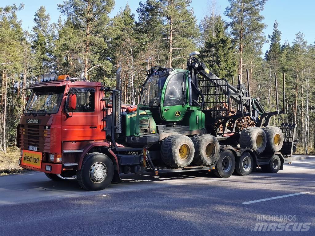 Scania 142/143 erdészeti gépszállító teherautók