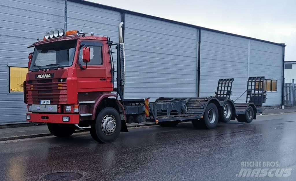 Scania 142/143 erdészeti gépszállító teherautók