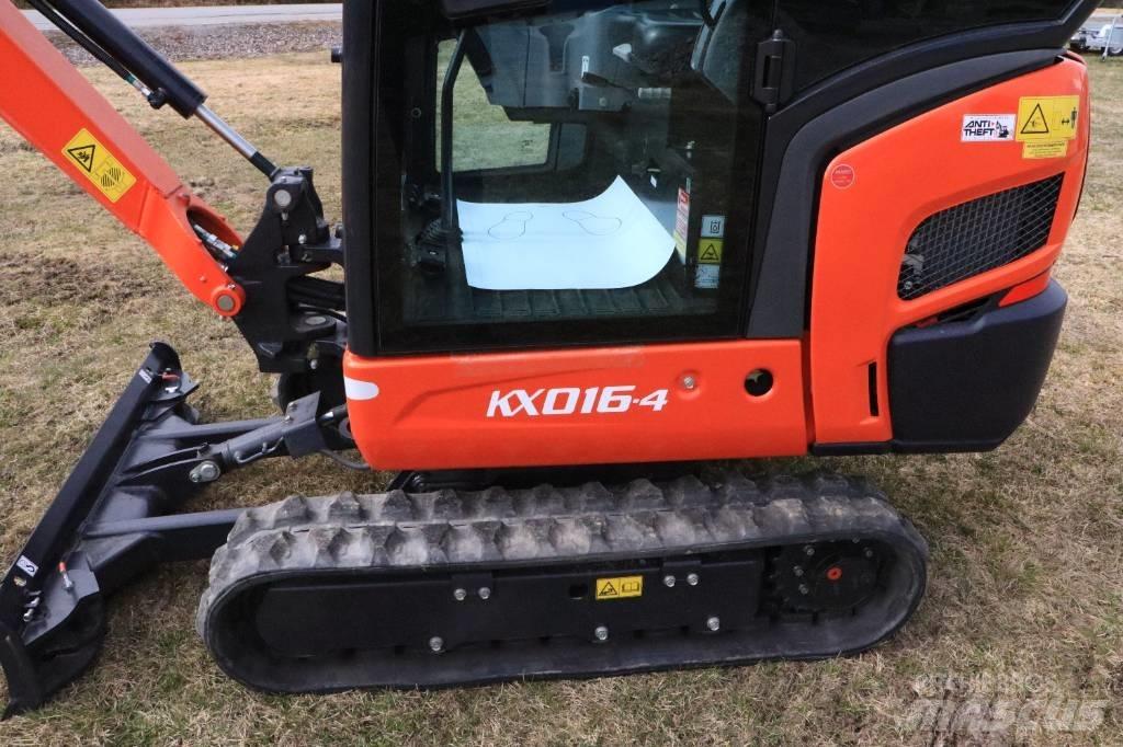Kubota KX016-4 Mini kotrók < 7t