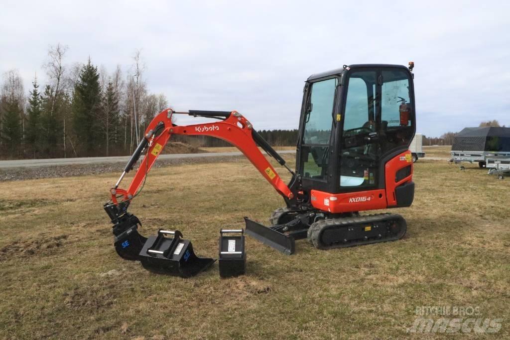 Kubota KX016-4 Mini kotrók < 7t