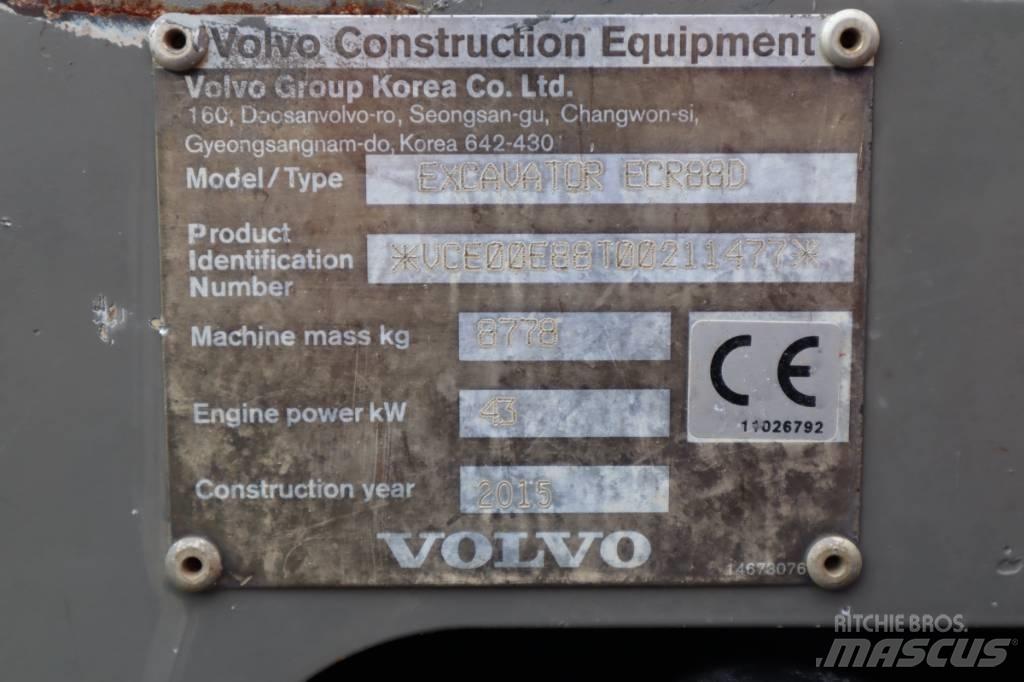 Volvo ECR88D Közepes (midi) kotrók 7 t - 12 t