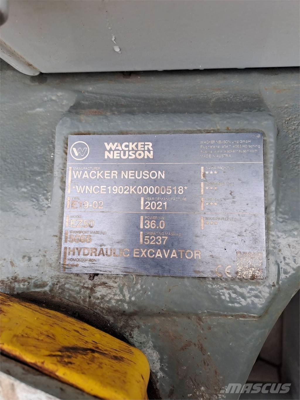 Wacker Neuson EZ50 Lánctalpas kotrók