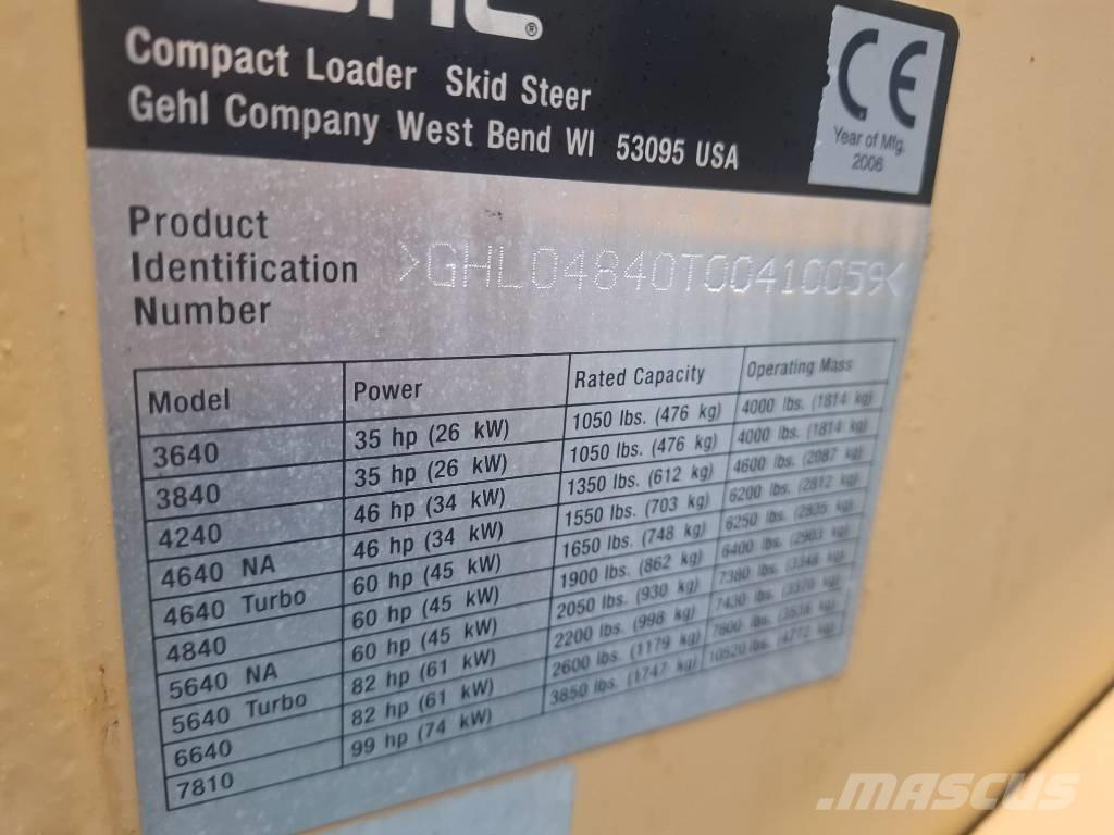 Gehl 4840 Kompaktrakodók