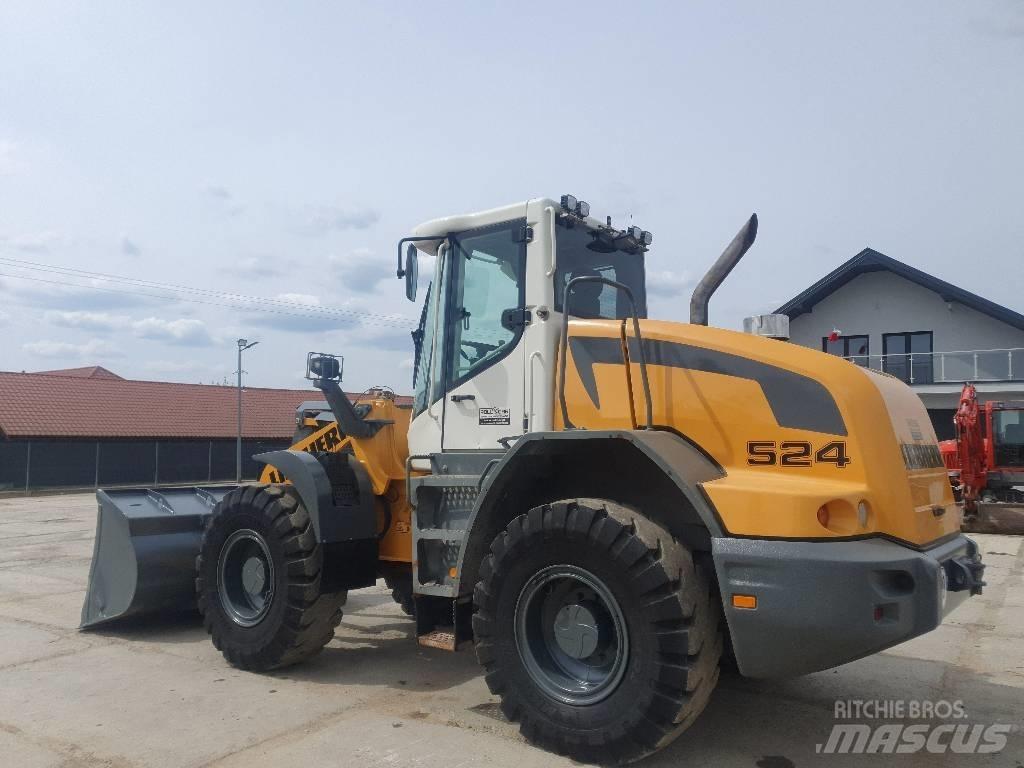 Liebherr L 524 Gumikerekes homlokrakodók