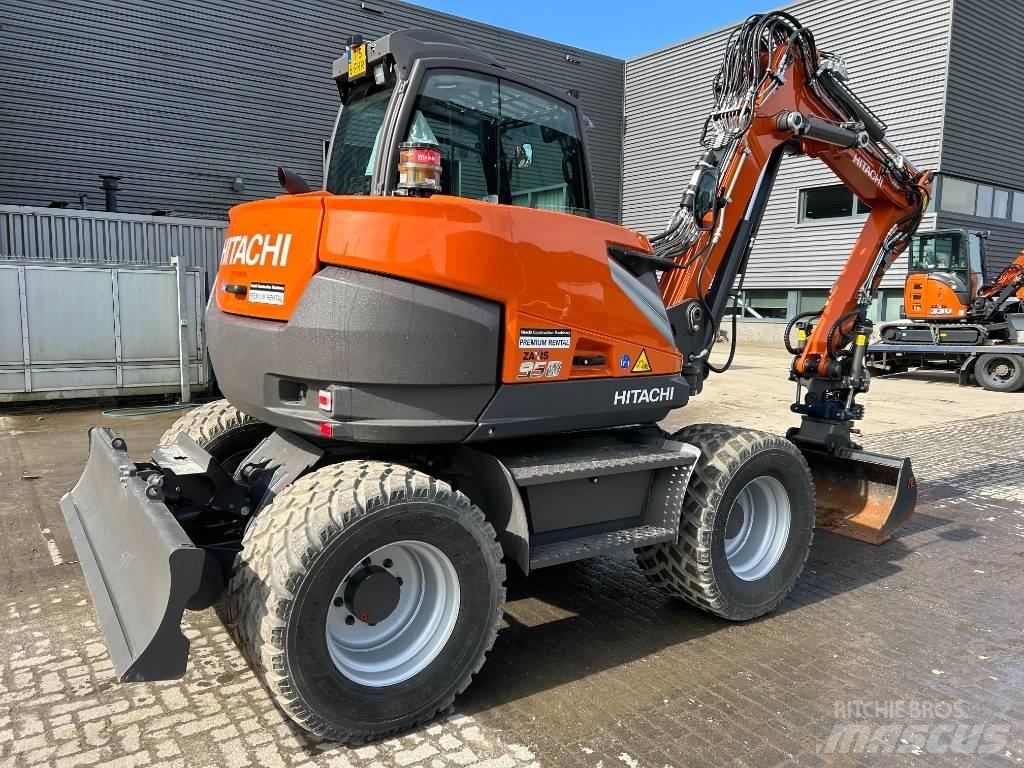 Hitachi ZX95W Gumikerekes kotrók