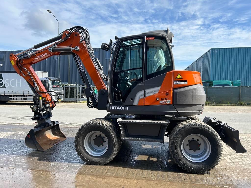 Hitachi ZX95W Gumikerekes kotrók