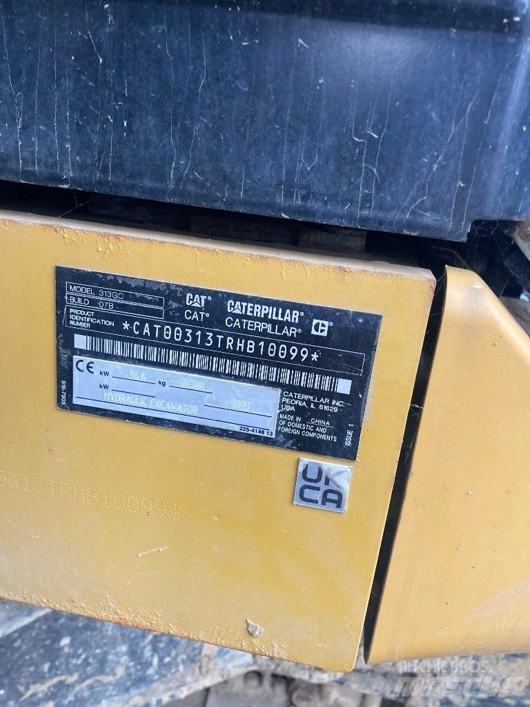 CAT 313 GC - nextgen Lánctalpas kotrók