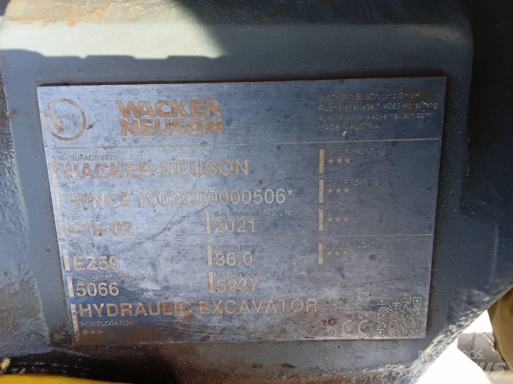 Wacker Neuson EZ50 Lánctalpas kotrók