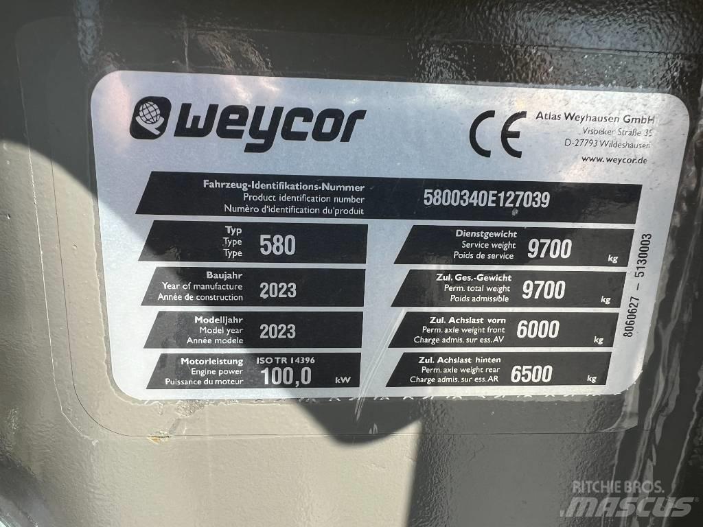 Weycor AR 580 Gumikerekes homlokrakodók