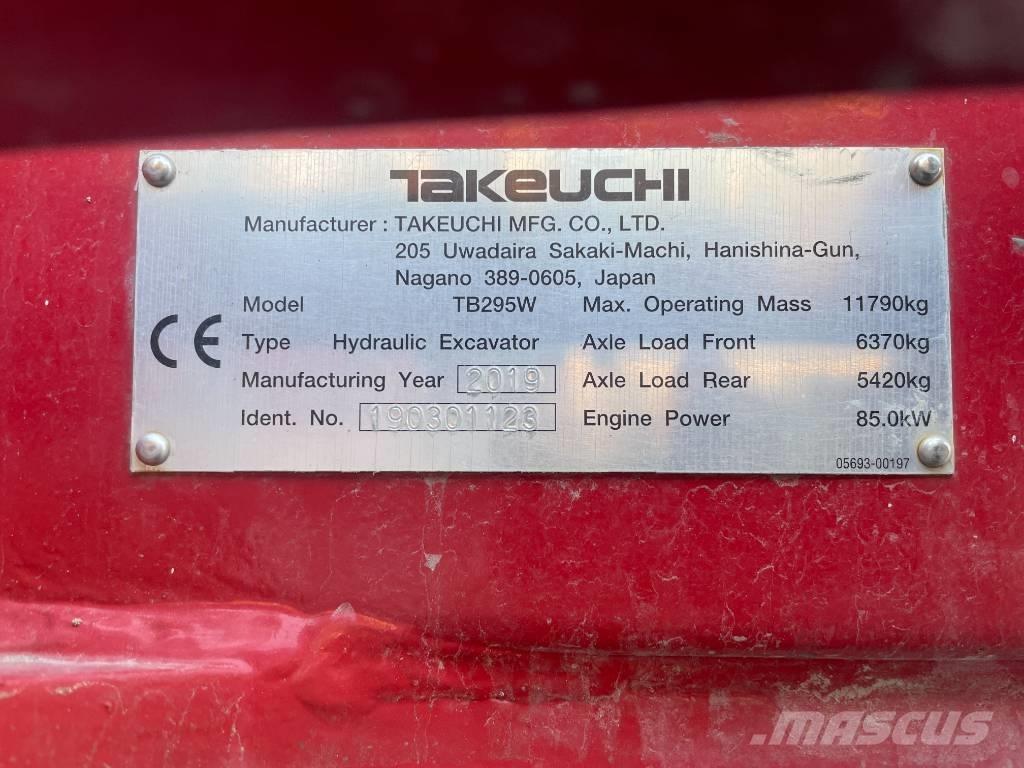 Takeuchi TB 295 W Gumikerekes kotrók