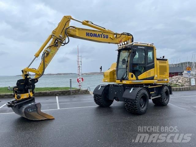 Komatsu PW168-11 Gumikerekes kotrók