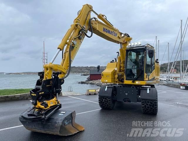 Komatsu PW168-11 Gumikerekes kotrók