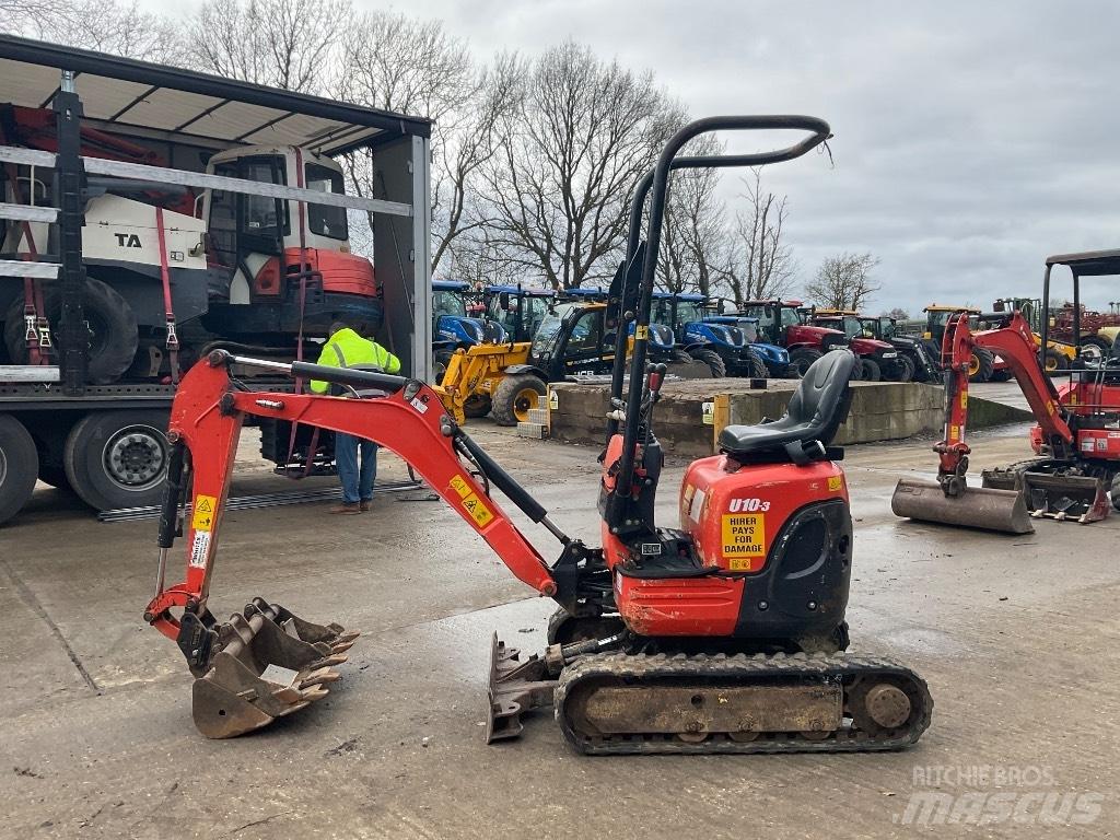 Kubota U 10-3 Mini kotrók < 7t