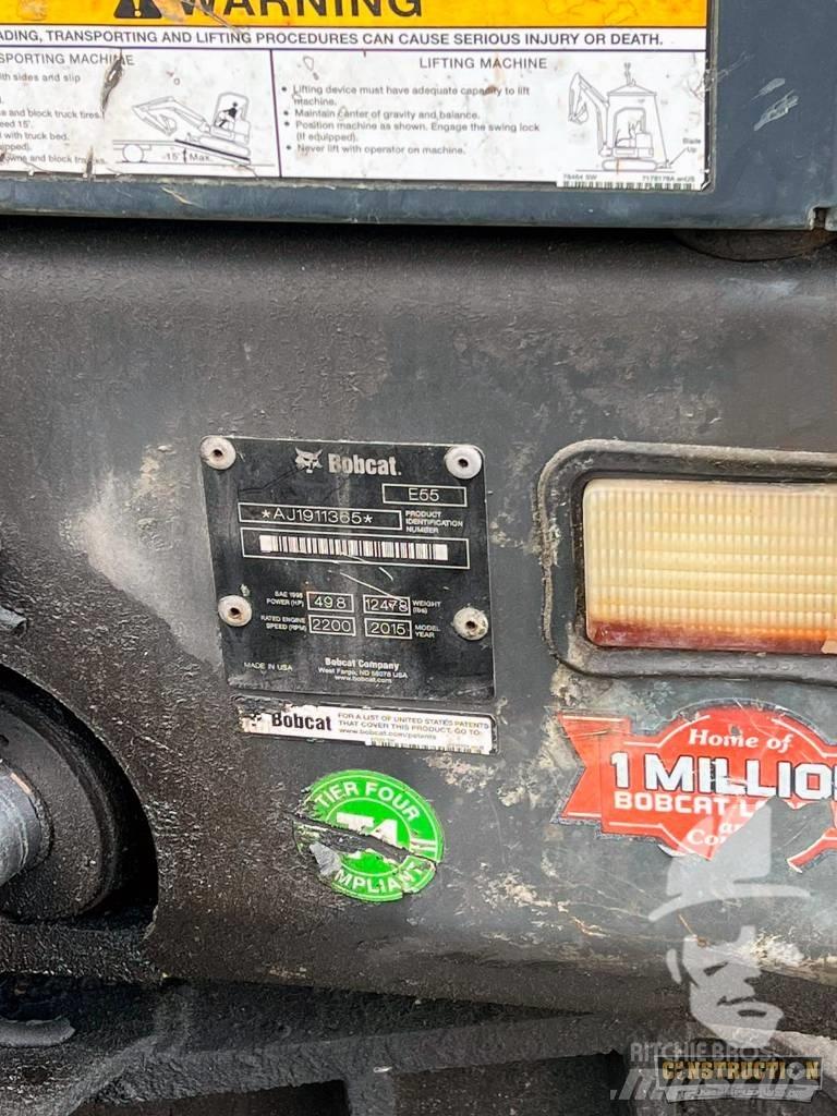 Bobcat E 55 Mini kotrók < 7t
