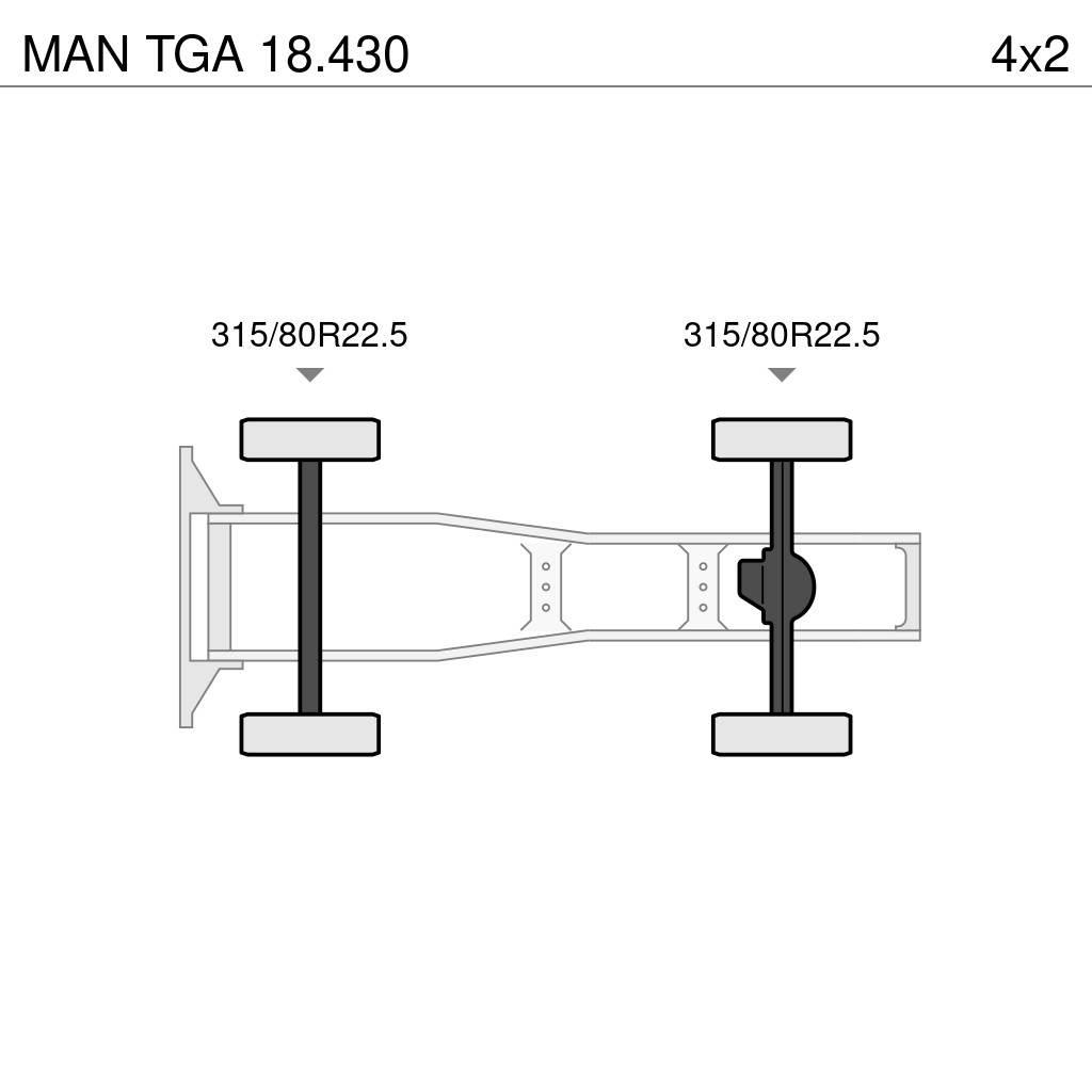 MAN TGA 18.430 Nyergesvontatók