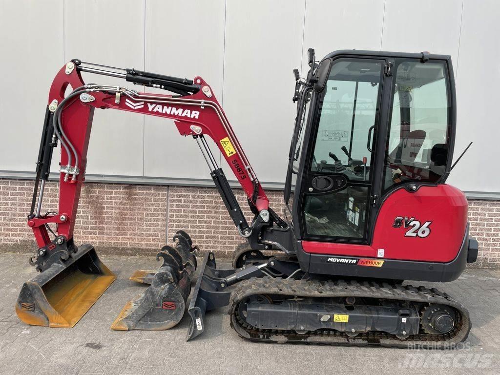 Yanmar SV26 Mini kotrók < 7t
