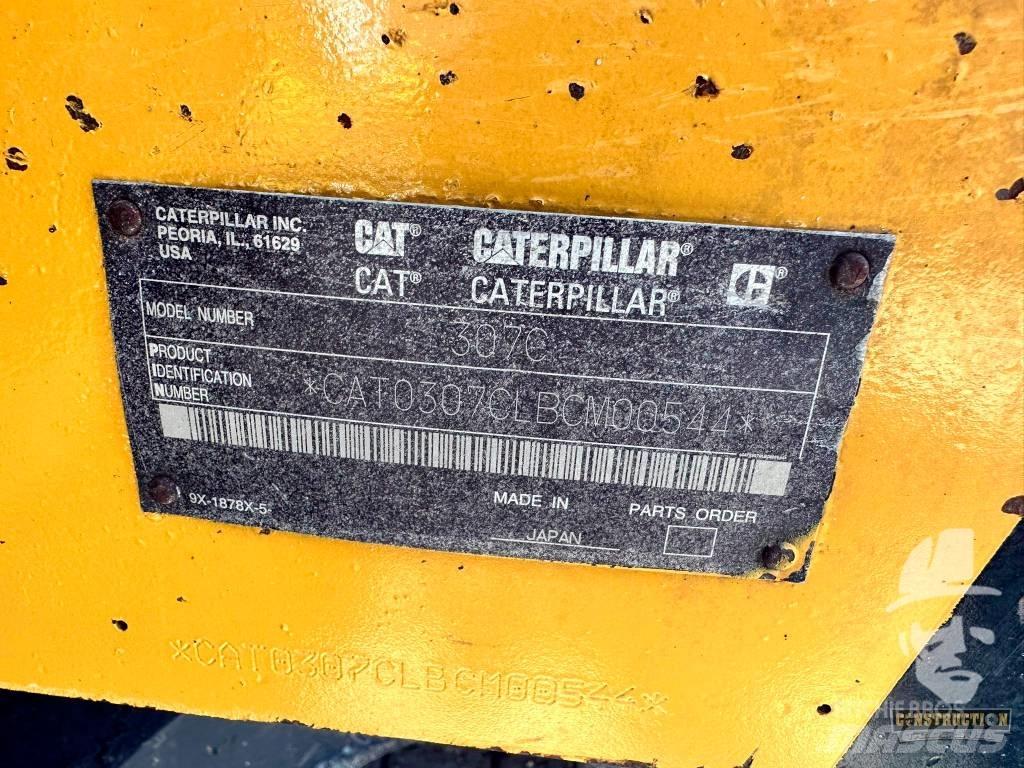 CAT 307 C Lánctalpas kotrók