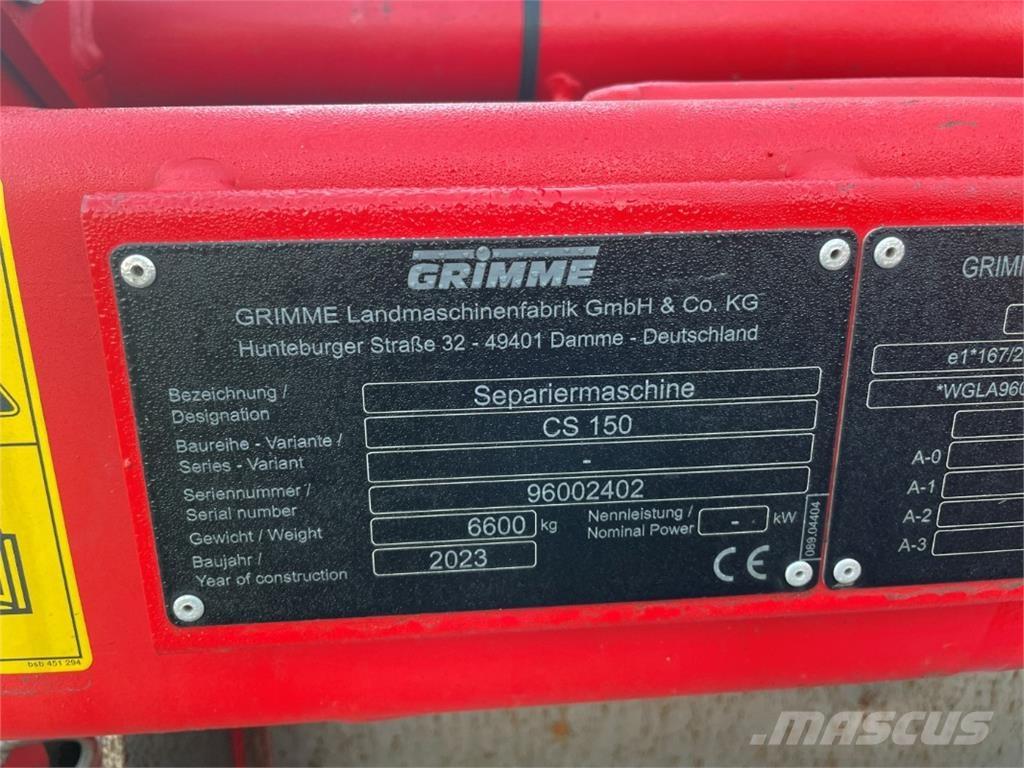Grimme CS 150 Burgonyagépek - Egyebek