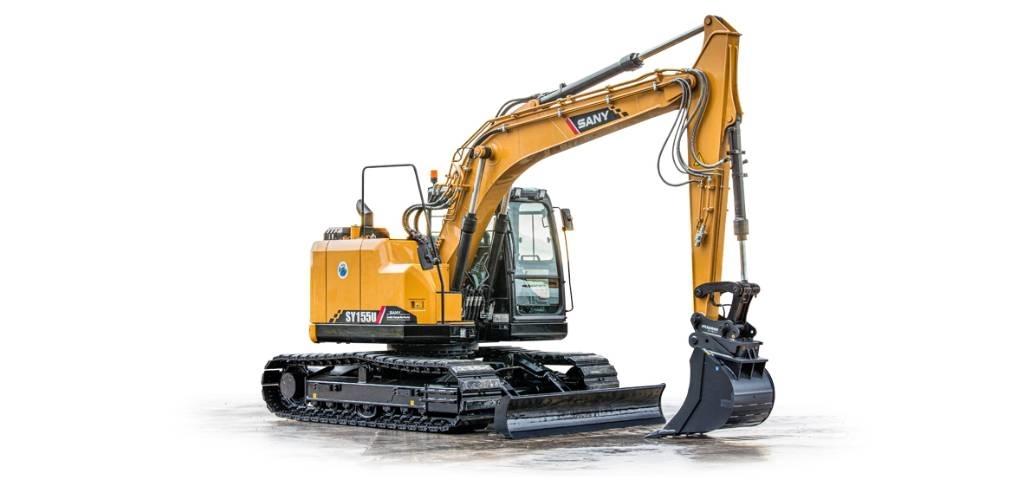 Sany SY155U (16 tonni) Lánctalpas kotrók