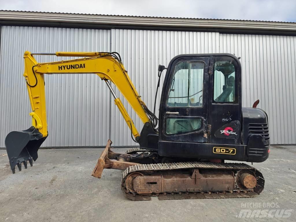 Hyundai R 60-7 Mini kotrók < 7t