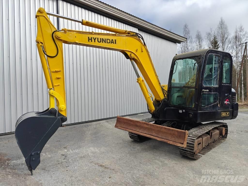 Hyundai R 60-7 Mini kotrók < 7t