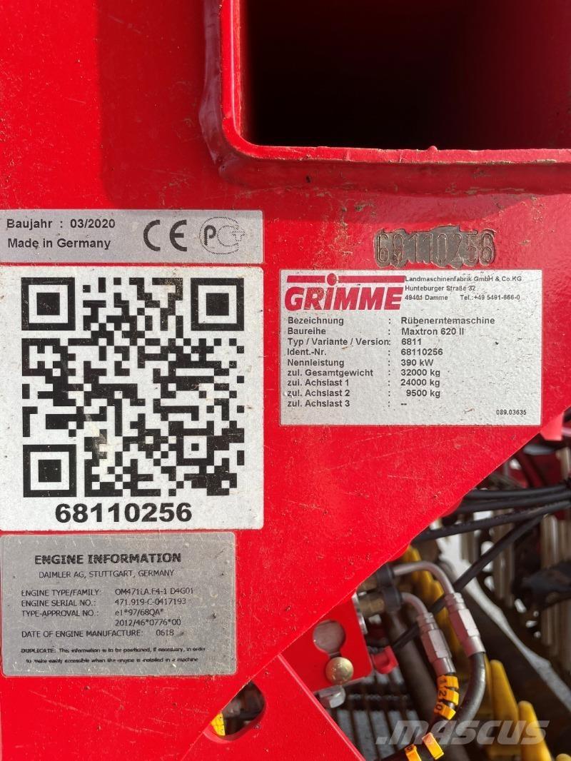 Grimme MAXTRON 620 Egyéb mezőgazdasági gépek